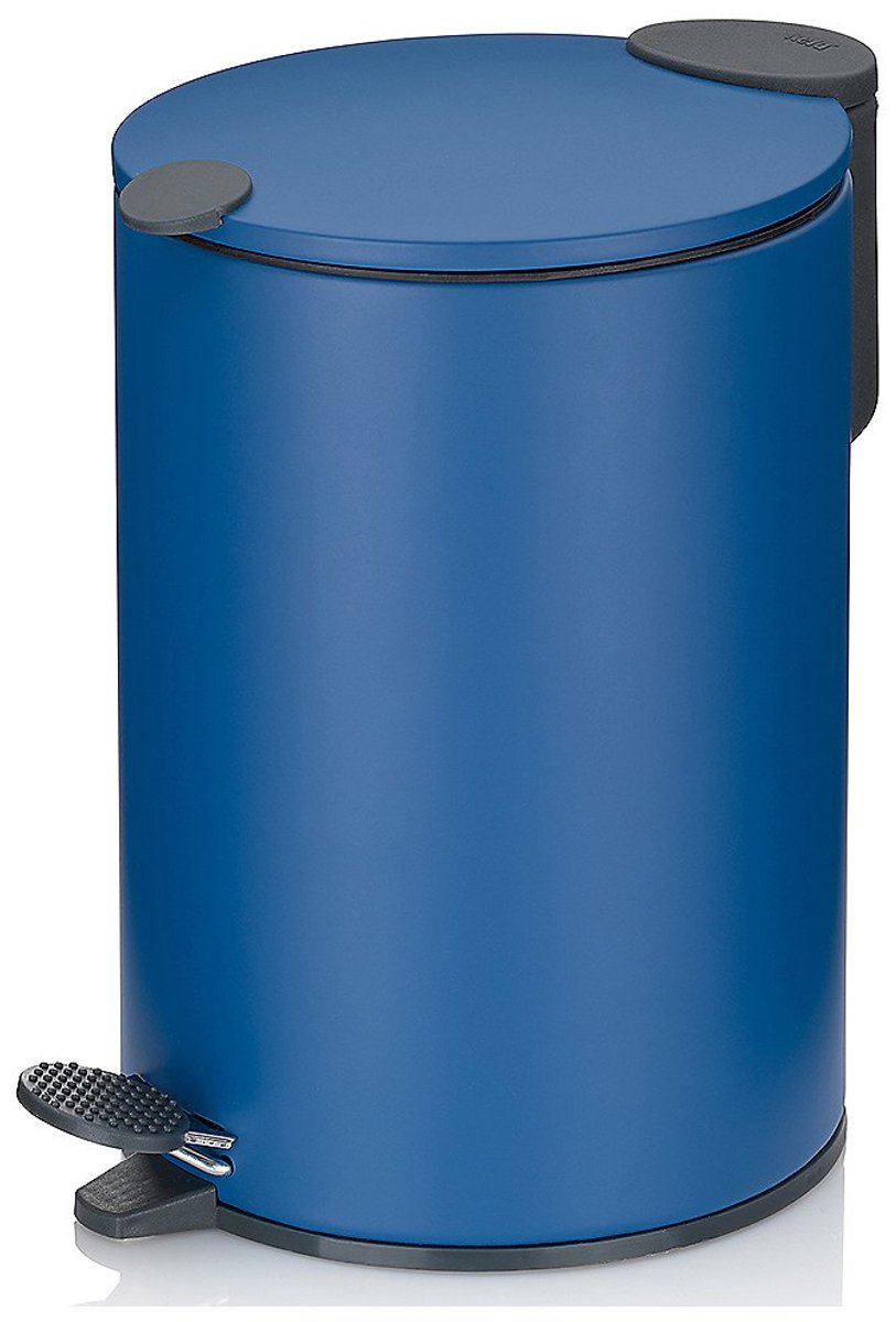 Kela poubelle à pédale, 3 l, bleu océan - | mat