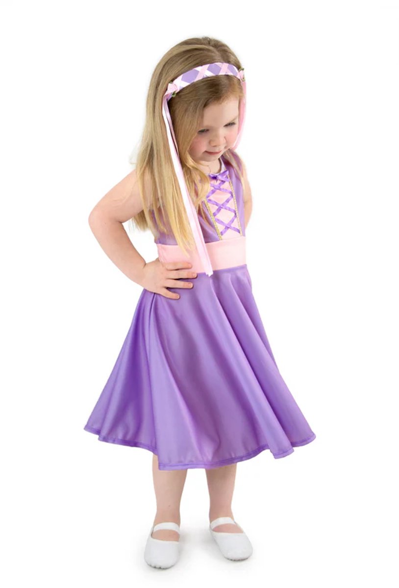 Petites aventures – robe virevoltante Raiponce – taille xl (128-134)