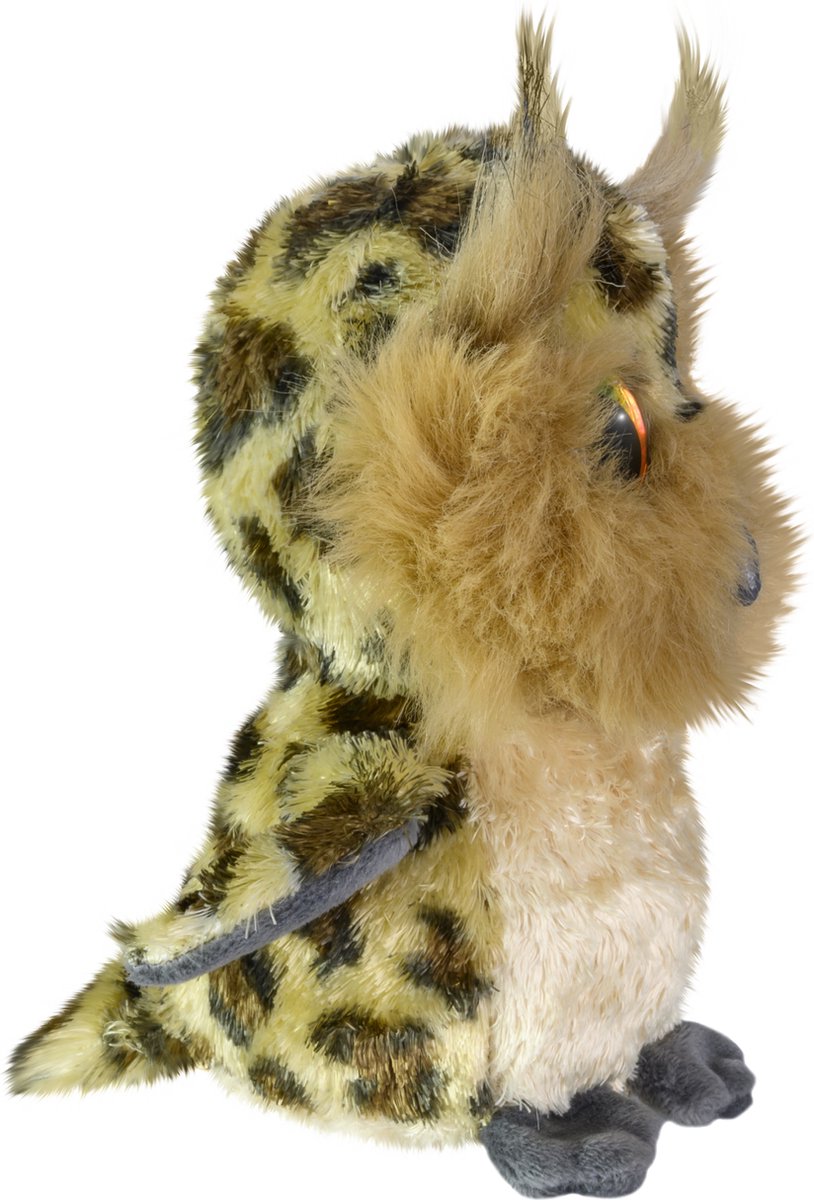 Peluche Lumo stars - hibou grand-duc bubi, 15cm