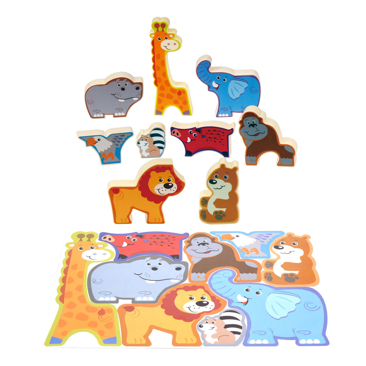 Playgo jouer au safari puzzle