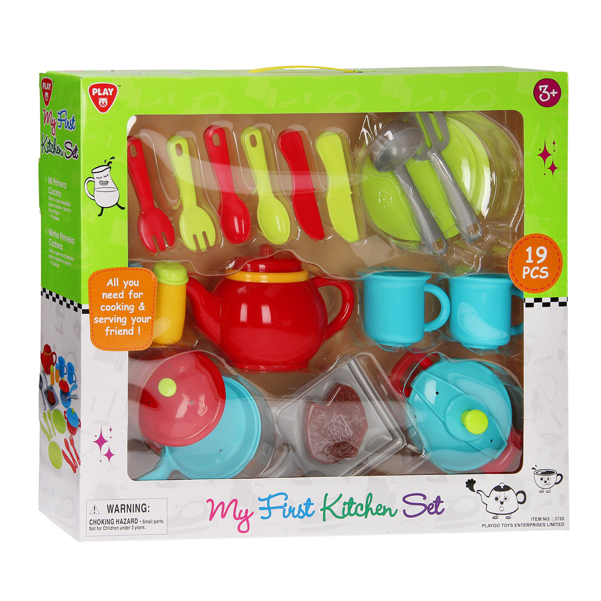 Playgo mon premier set de cuisine - 19 pcs.