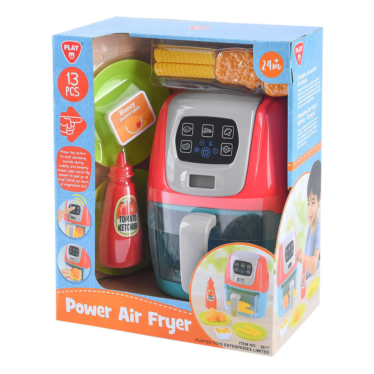 Ensemble de jeu pour friteuse à air Playgo - 13 pièces.