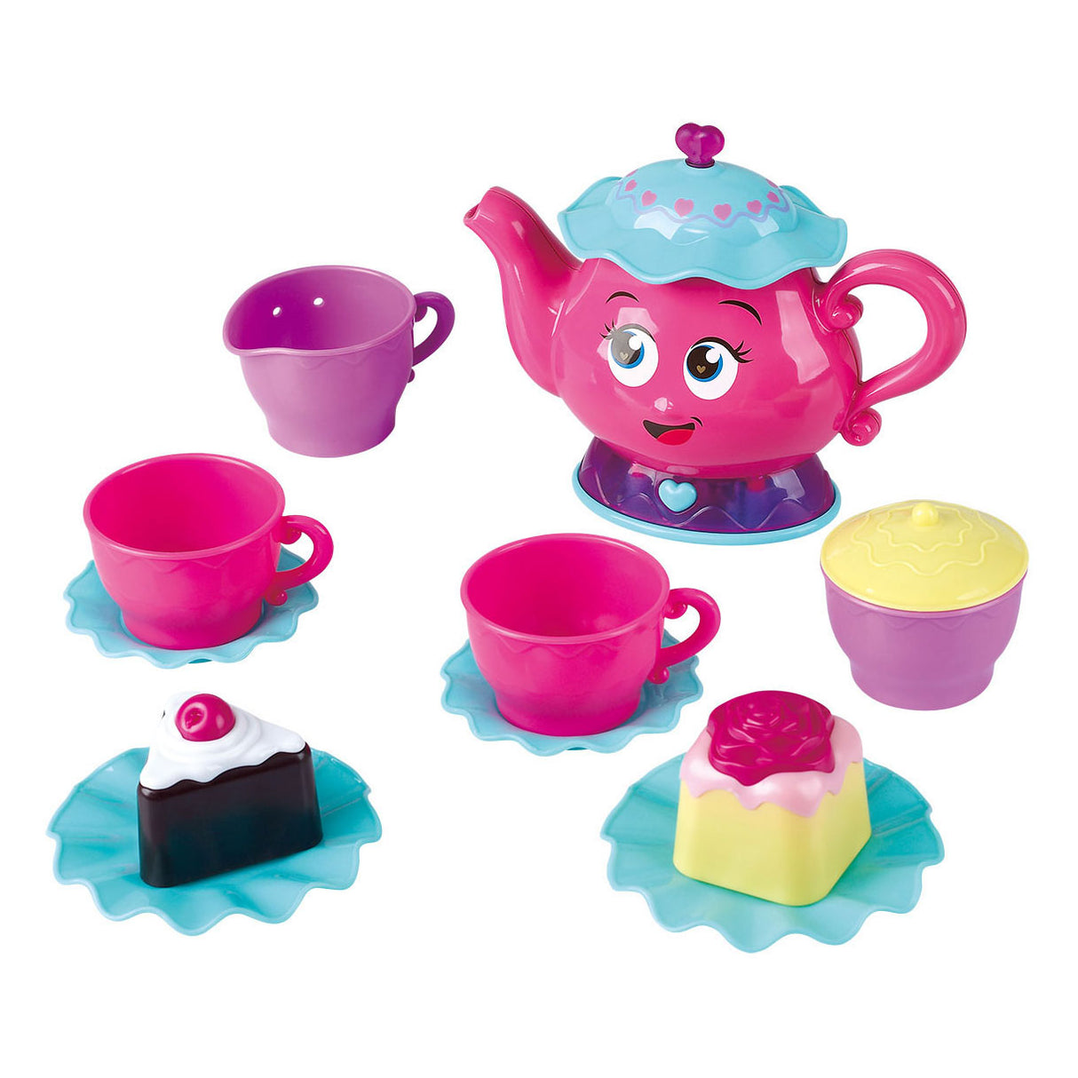 Service à thé Playgo tea party avec lumière et son - 12 pièces.