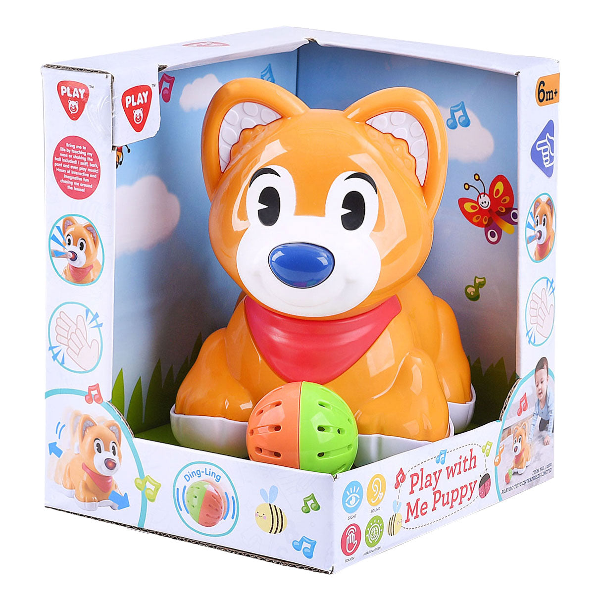 Playgo bébé chiot interactif avec ballon
