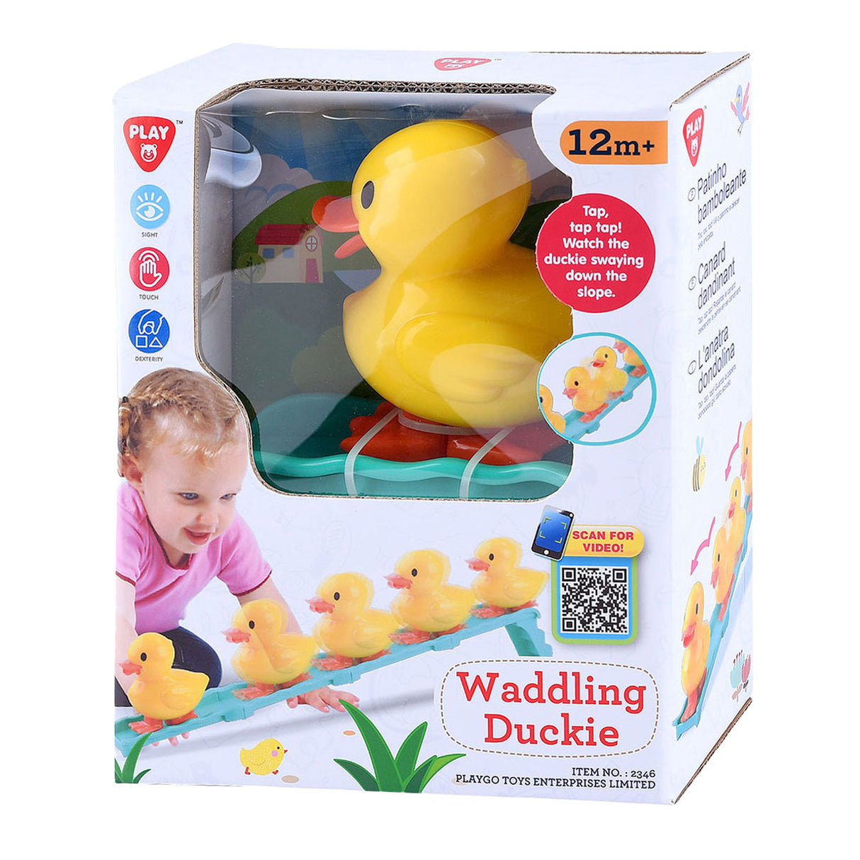 Playgo dandinant le canard sur la rampe
