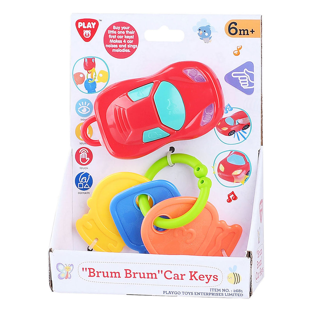Clés de voiture Playgo brum brum - 5 pcs.