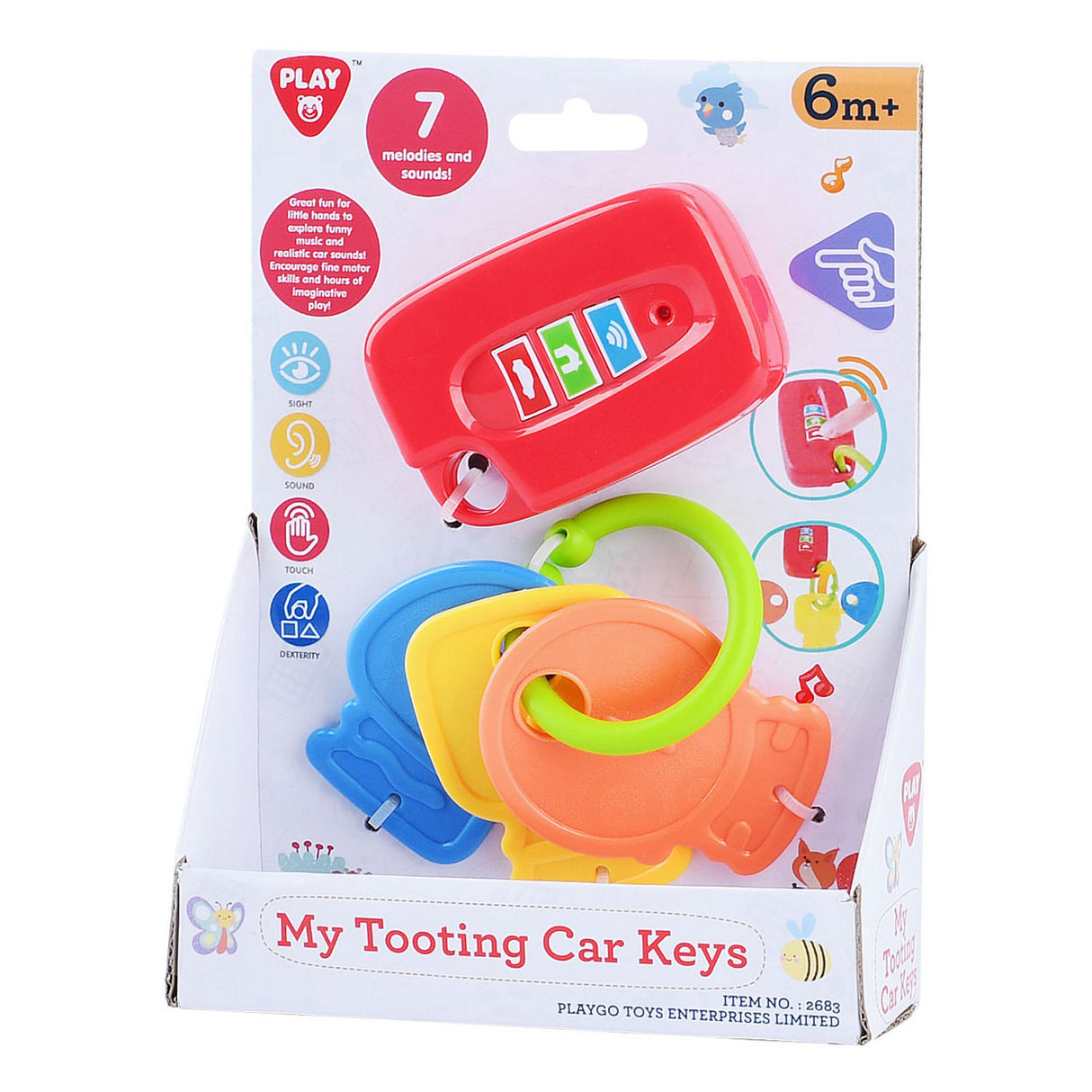 Playgo mes clés de voiture qui klaxonnent - 5 pcs.