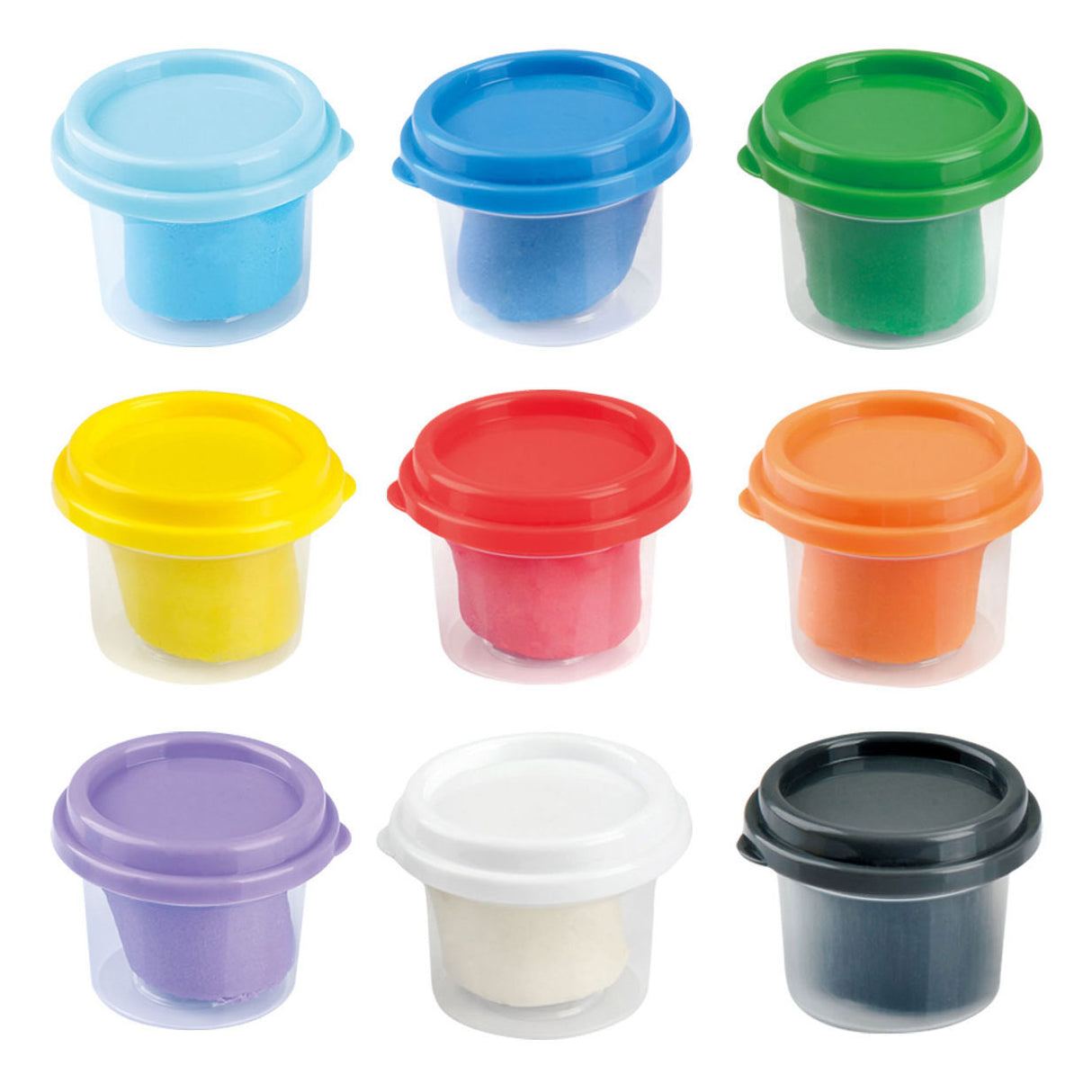 Set d'argile Playgo 9 couleurs - 9x56grammes