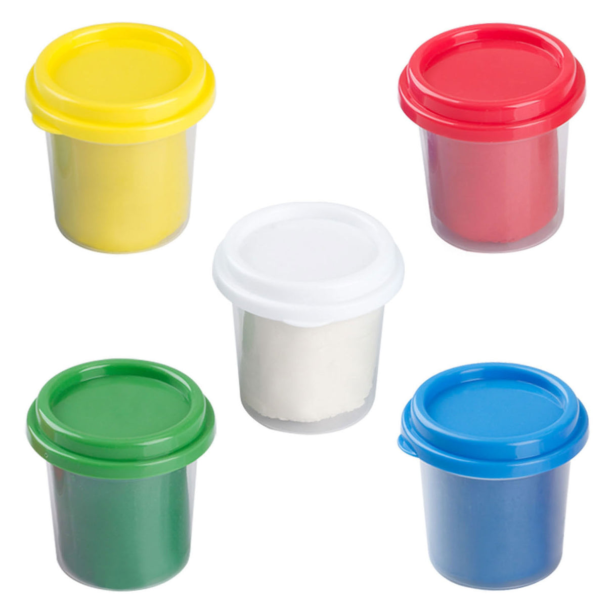 Set d'argile Playgo 5 couleurs - 5x56grammes
