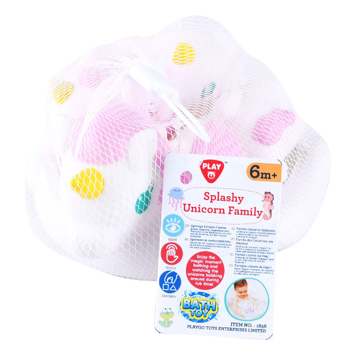 Famille de licornes éblouissantes Playgo - 4 pcs.