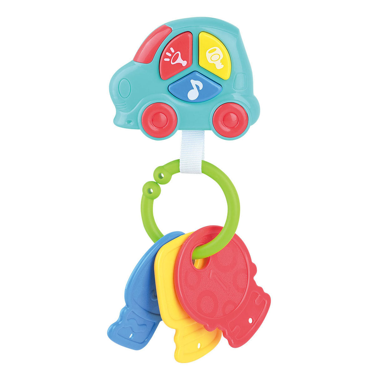 Clés de voiture pour bébé Playgo bleues - 4 pcs.