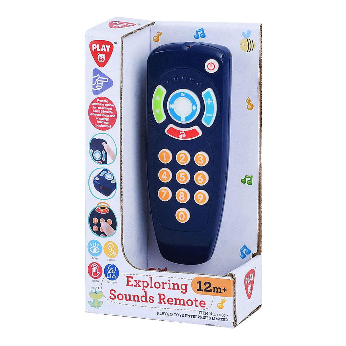 Playgo bébé télécommande avec son bleu