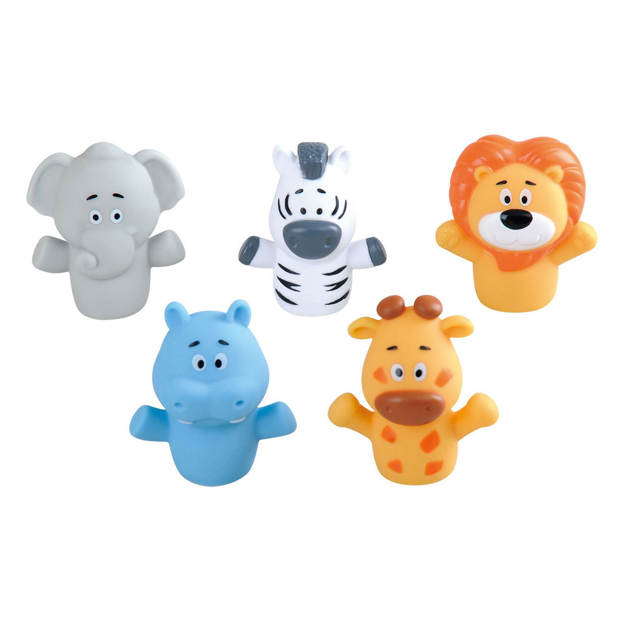 Playgo marionnettes à doigts safari sauvage - 5 pcs.