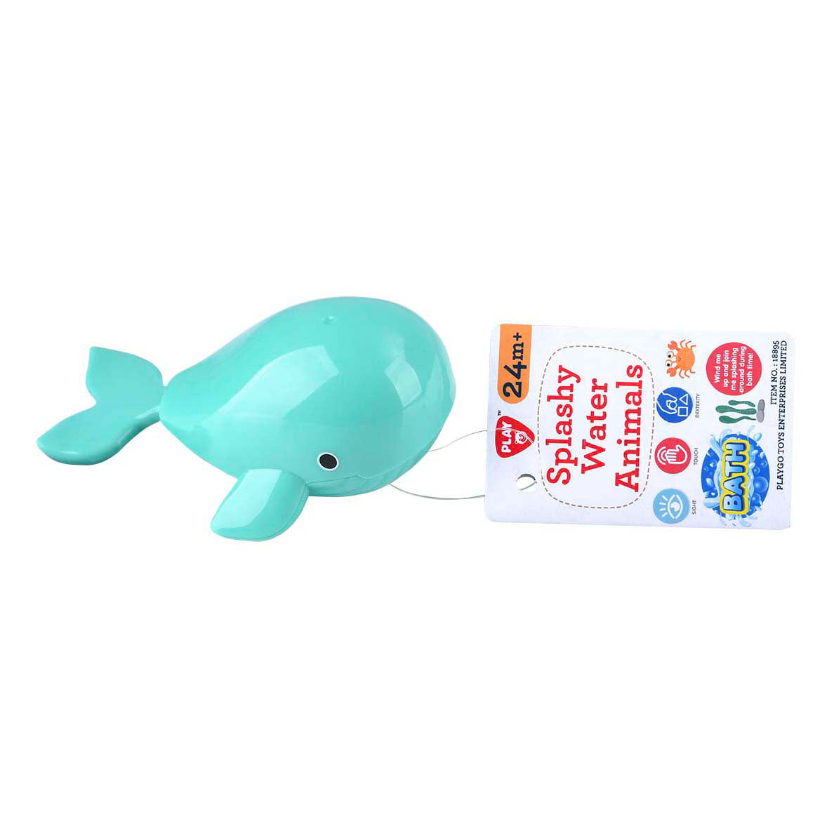 Jouet de bain animal éclaboussant d'eau Playgo