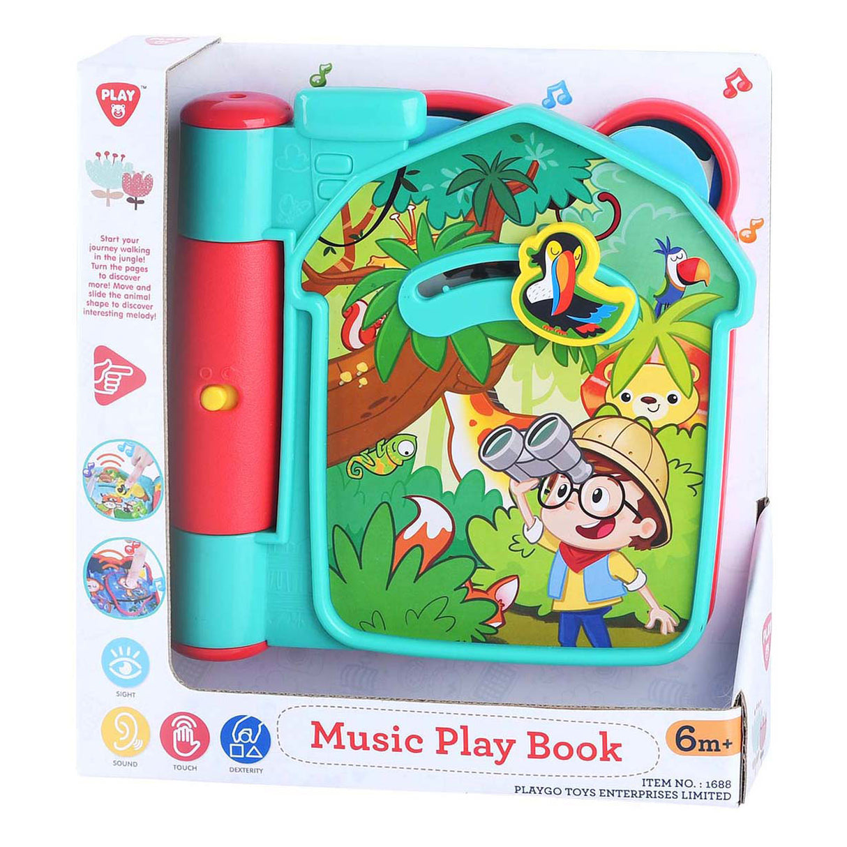 Livre sonore Playgo Jungle