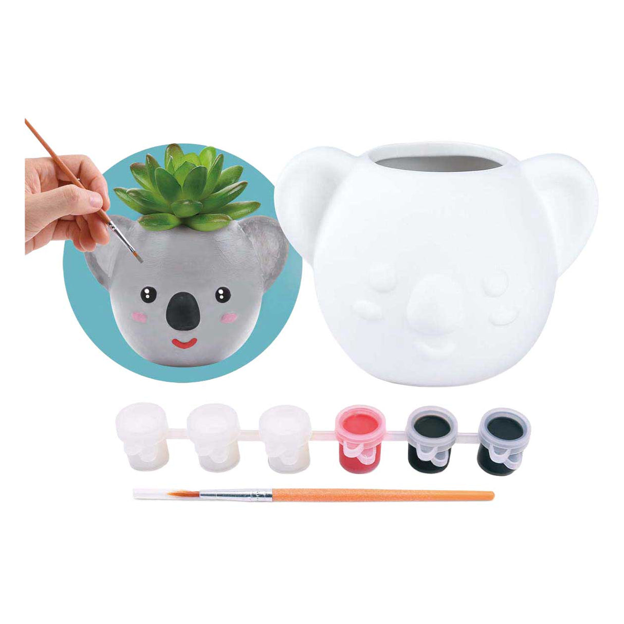 Playgo peignez votre propre pot de fleur de koala - 8 pcs.