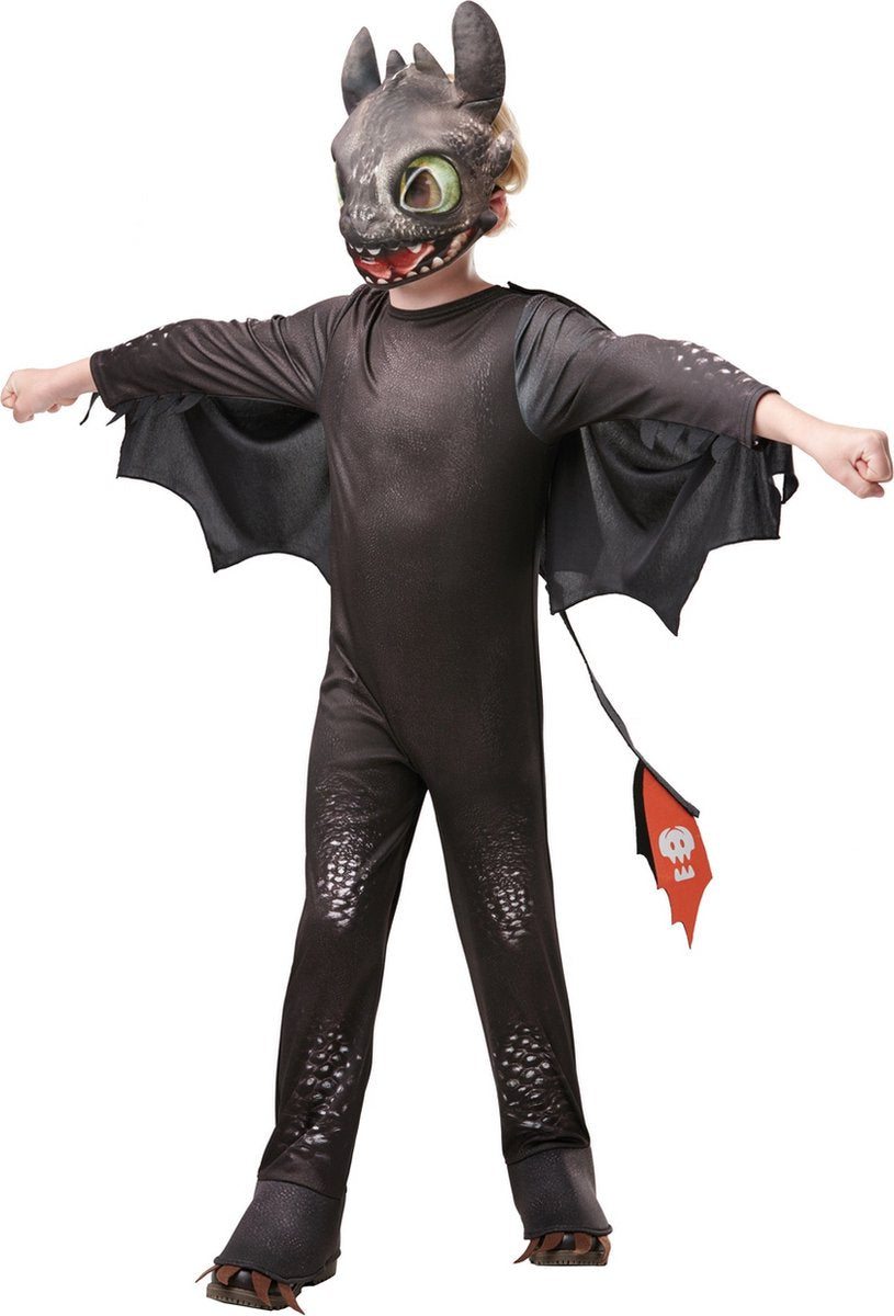 Rubies Costume de déguisement édenté noir Rubie's pour garçon taille 104