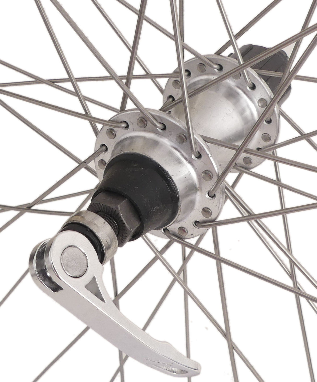 Roue arrière Rodi 28 pouces 622x19 - skorpion - 36 trous fm32 - moyeu 8 9 vitesses + qr - argent