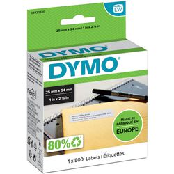 Étiquette d'adresse de retour Dymo 25x54mm