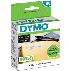 Dymo étiquette 19x51mm multifonction amovible 500