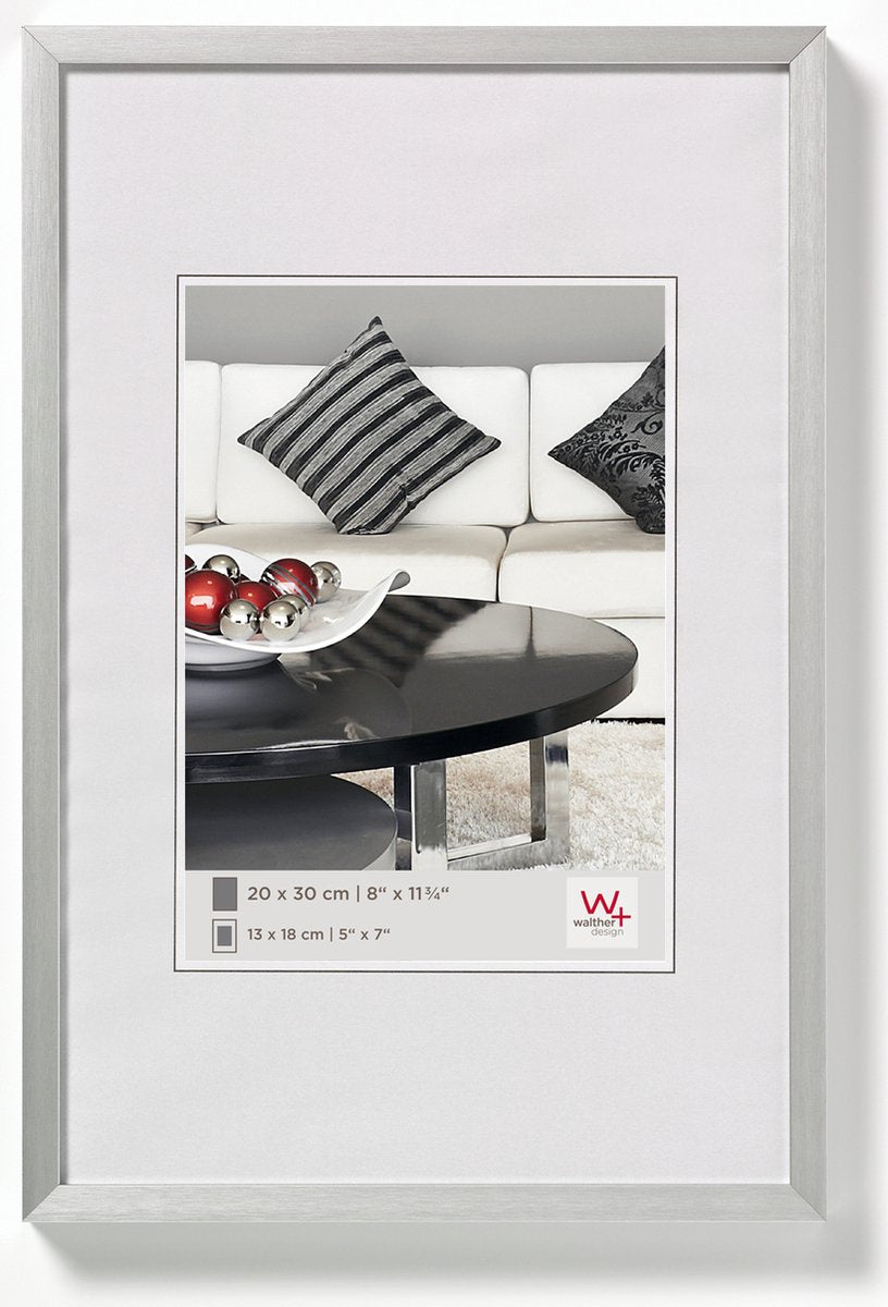 Chaise Walther - cadre photo - format photo 40x50 cm - argent