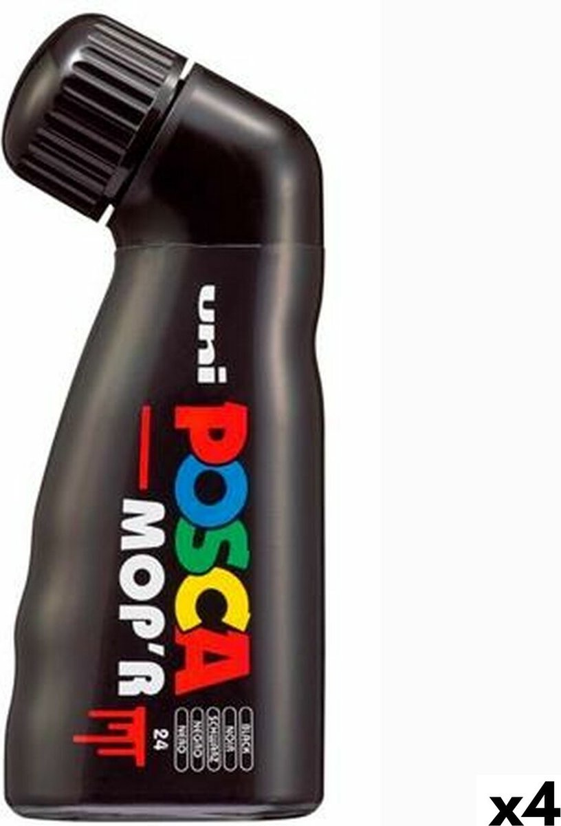 Sans marque surligneur posca mop'r pc-22 noir (4 pièces)