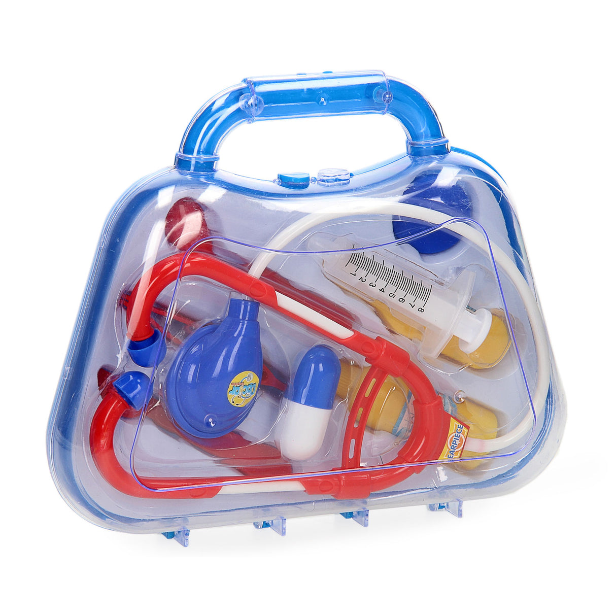 Mallette de médecin Bleue, 8 pièces.