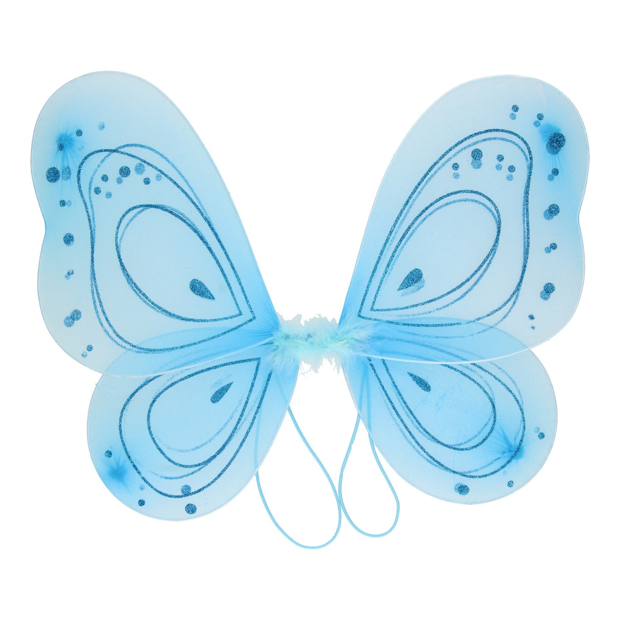 Ailes de papillon bleues