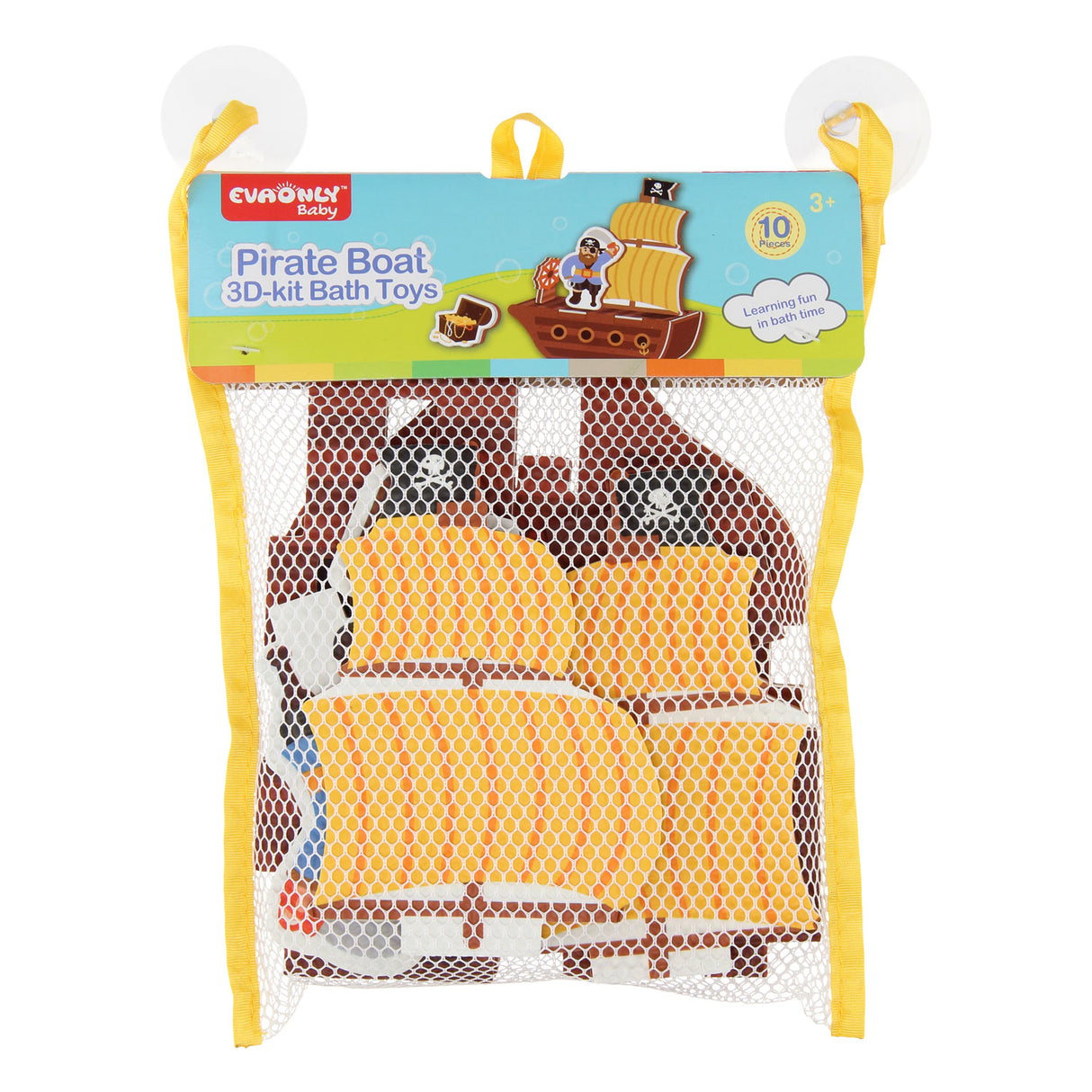 bain moussant bateau pirate 3d