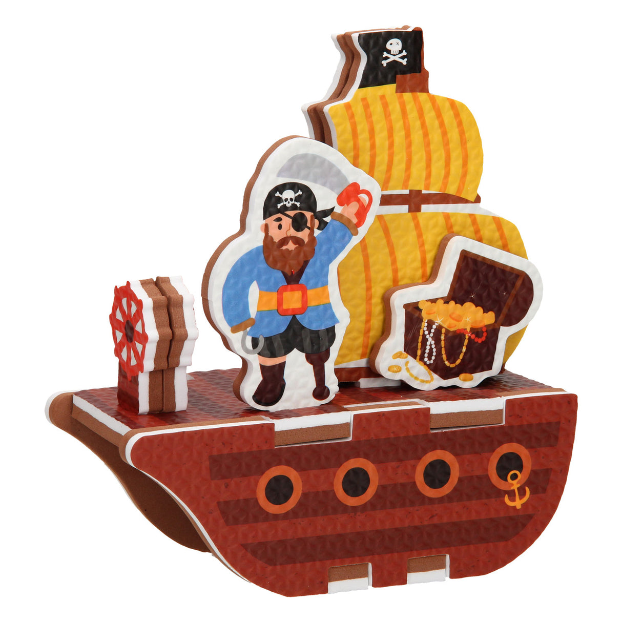 bain moussant bateau pirate 3d