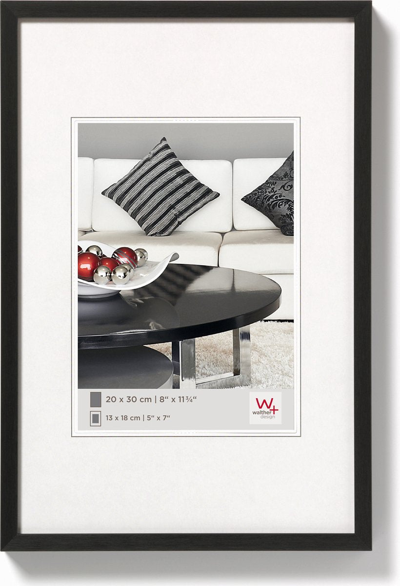 Chaise Walther - cadre photo - format photo 30x45 cm - noir
