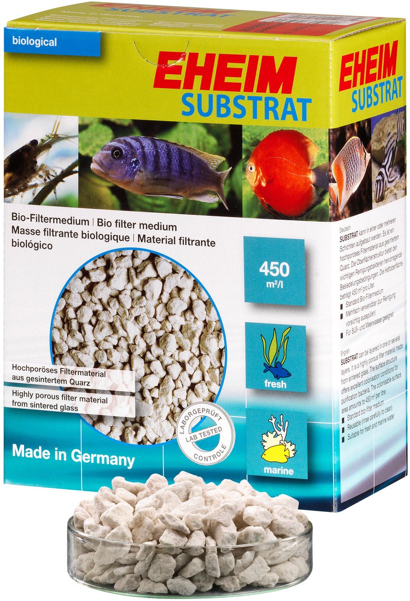 Substrat de masse filtrant Eheim 1 l