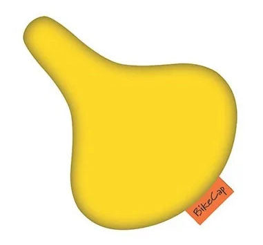 Bikecap saddlist jaune plaine