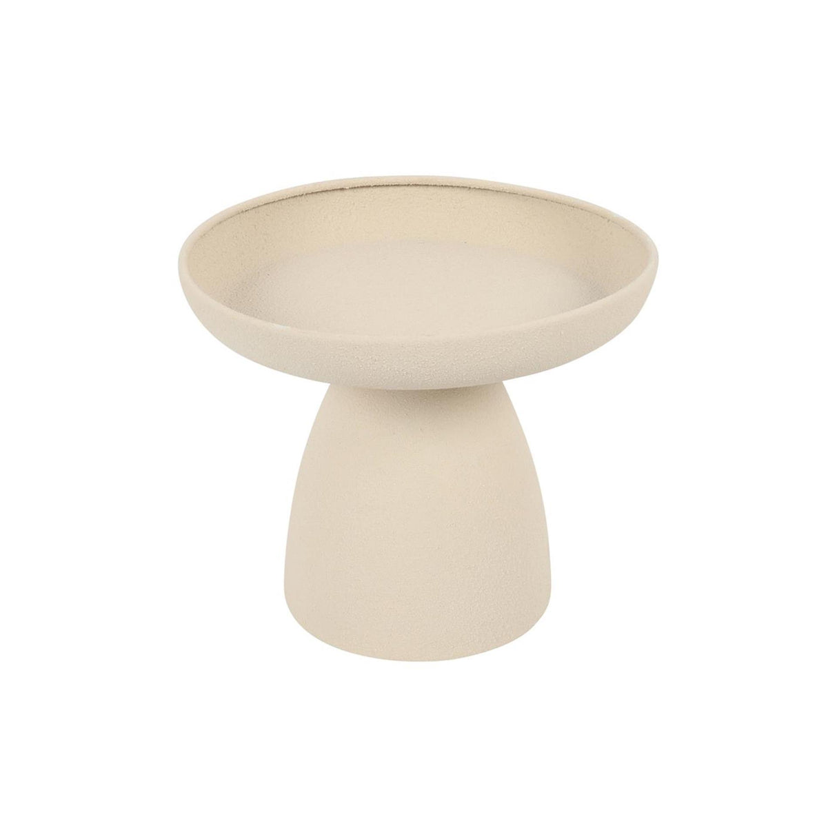 Countryfield plateau saris s métal crème Ø20xh17,3cm