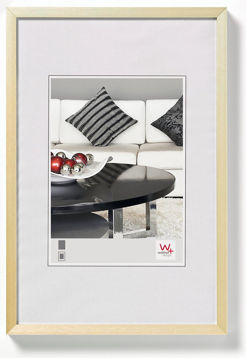 Chaise Walther - cadre photo - format photo 10x15 cm - or