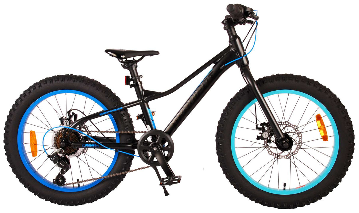 Volare Gradient Children's Bicycle - Boys - 20 pouces - Black Blue Aqua - 6 Speed - Prime Collection
