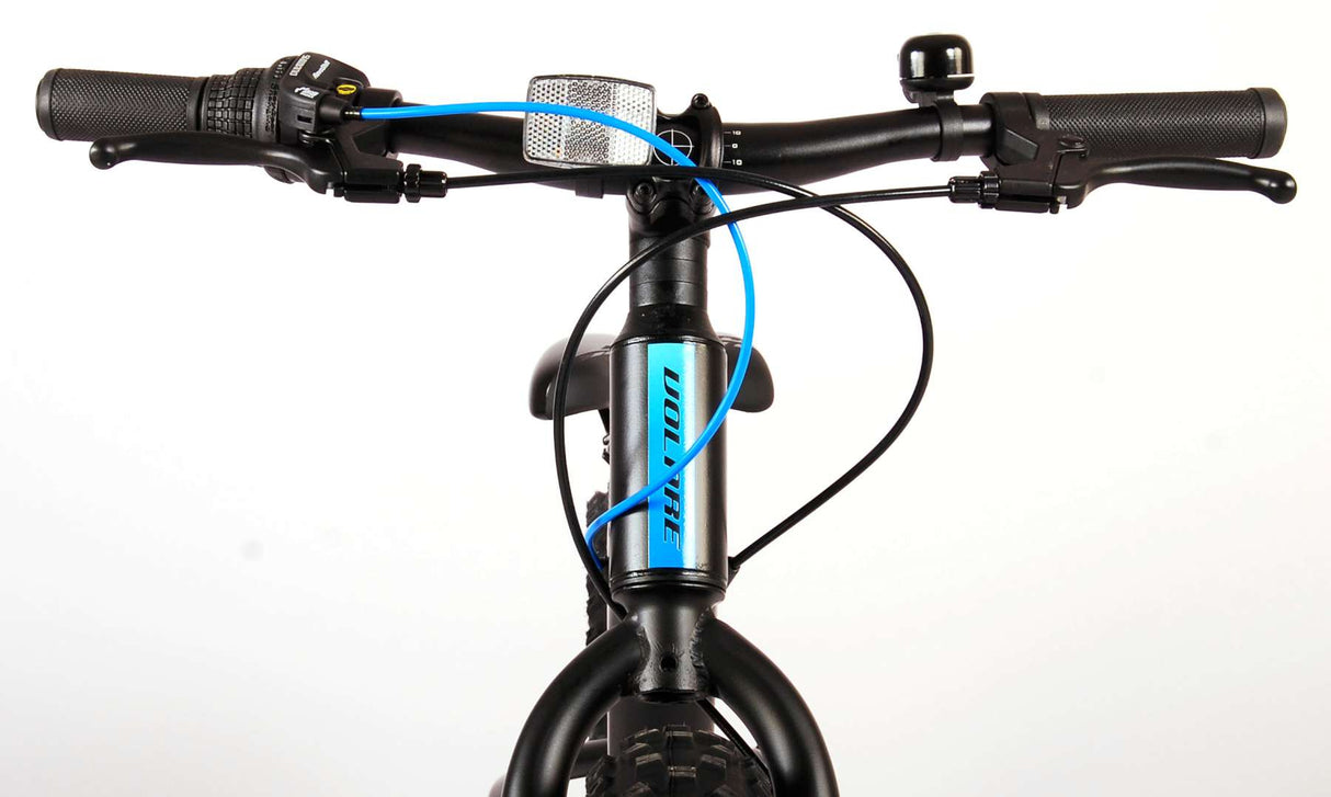Volare Gradient Children's Bicycle - Boys - 20 pouces - Black Blue Aqua - 6 Speed - Prime Collection