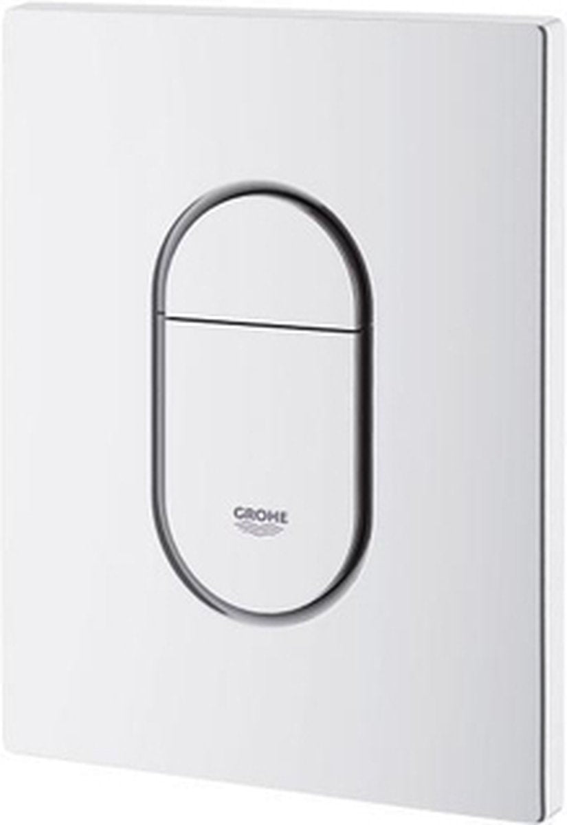 WC à panneau de commande cosmopolite Grohe arena - double chasse - plastique - blanc alpin
