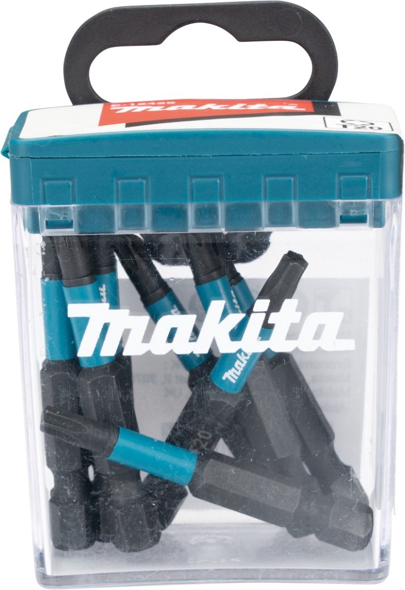 Imp Makita accessoires e-12429 embout de tournevis à percussion | t20x50mm | x actenoir | 10 pièces - e-12429