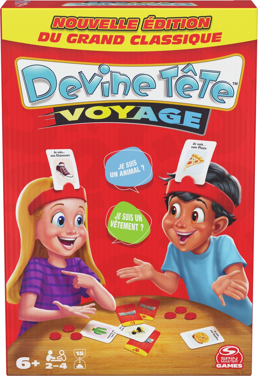 Jeux Spin master - devine tête - voyage