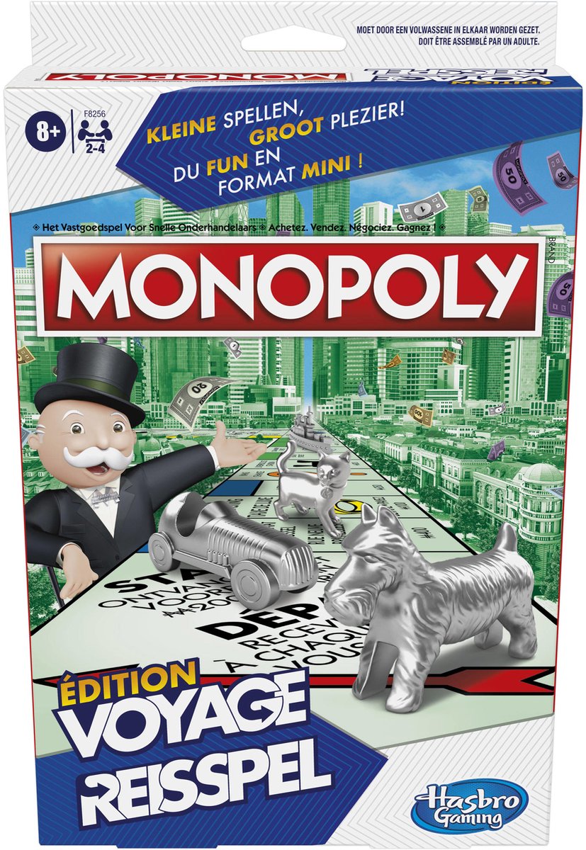Monopole du voyage de jeu Hasbro | 2 pièces