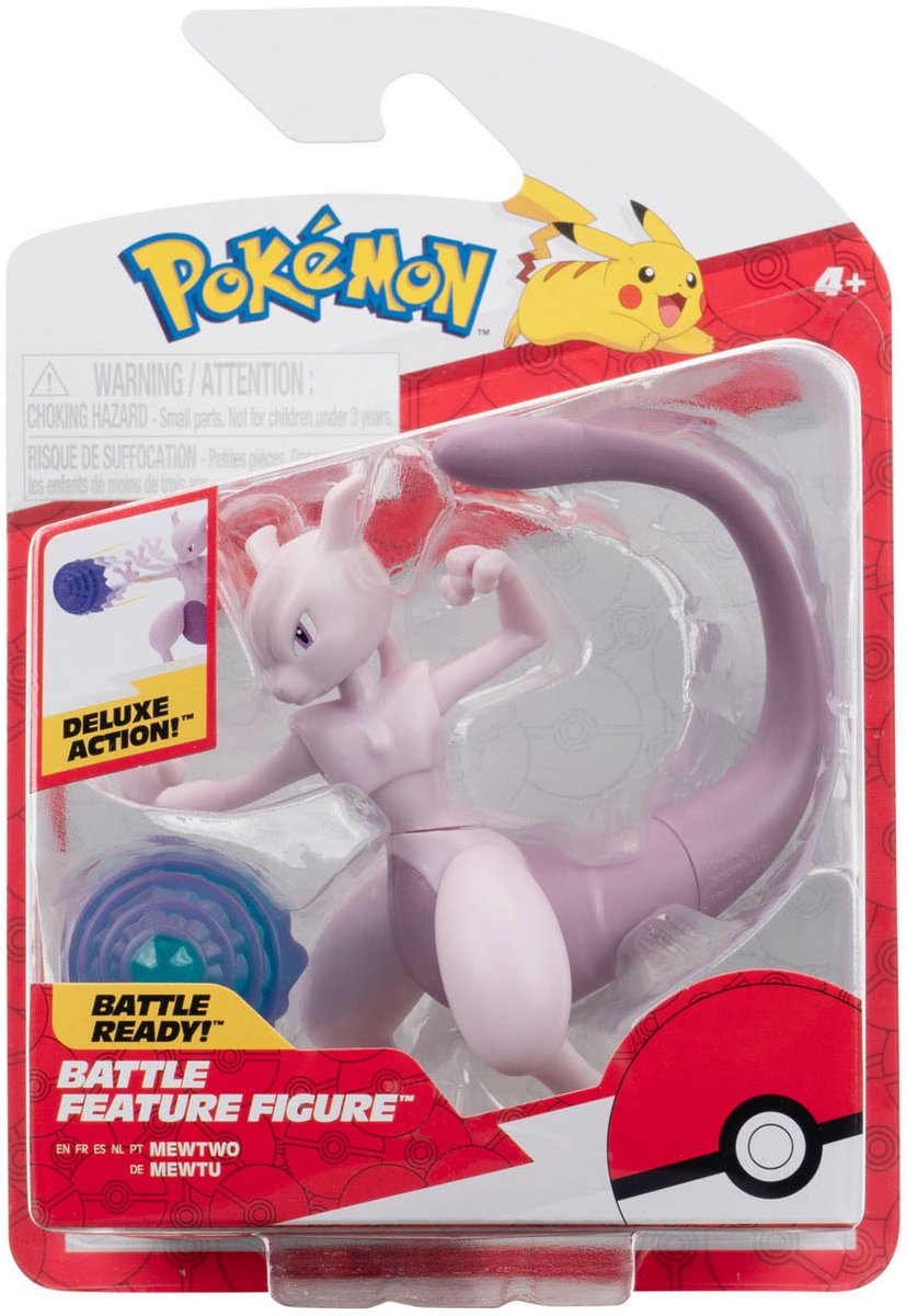 Figure de fonction de bataille Boti Pokémon - Mewtwo