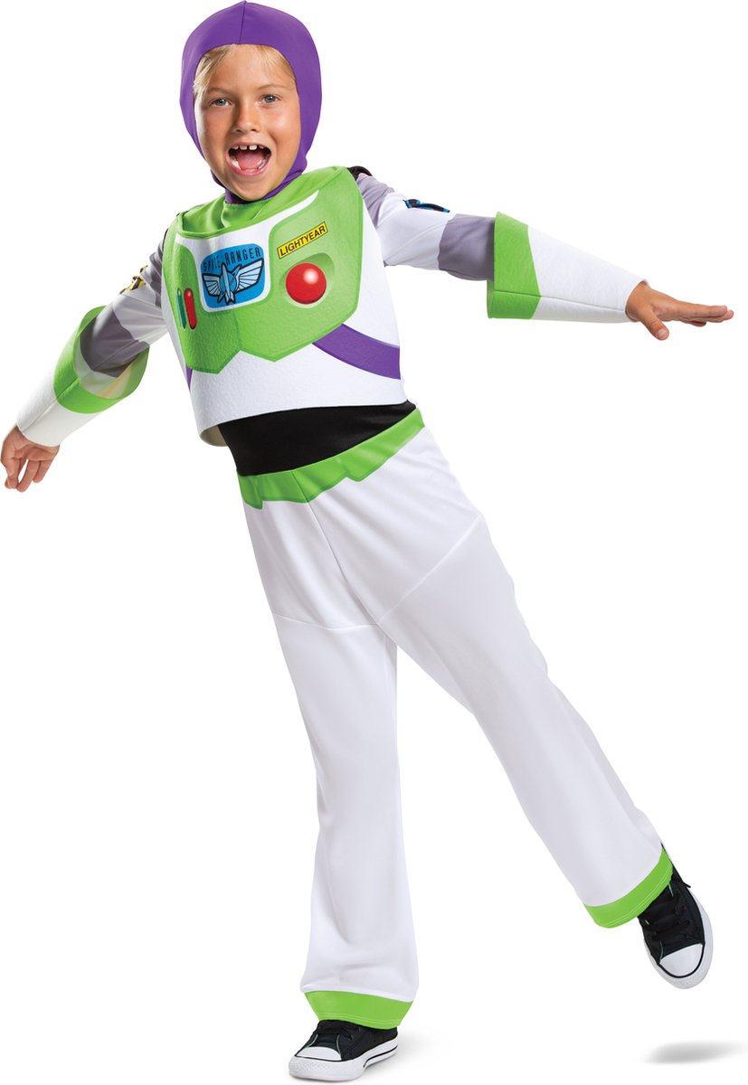 Déguisement Disney - Toy Story 4, Buzz l'Éclair deluxe, taille m (7-8 ans), garçons