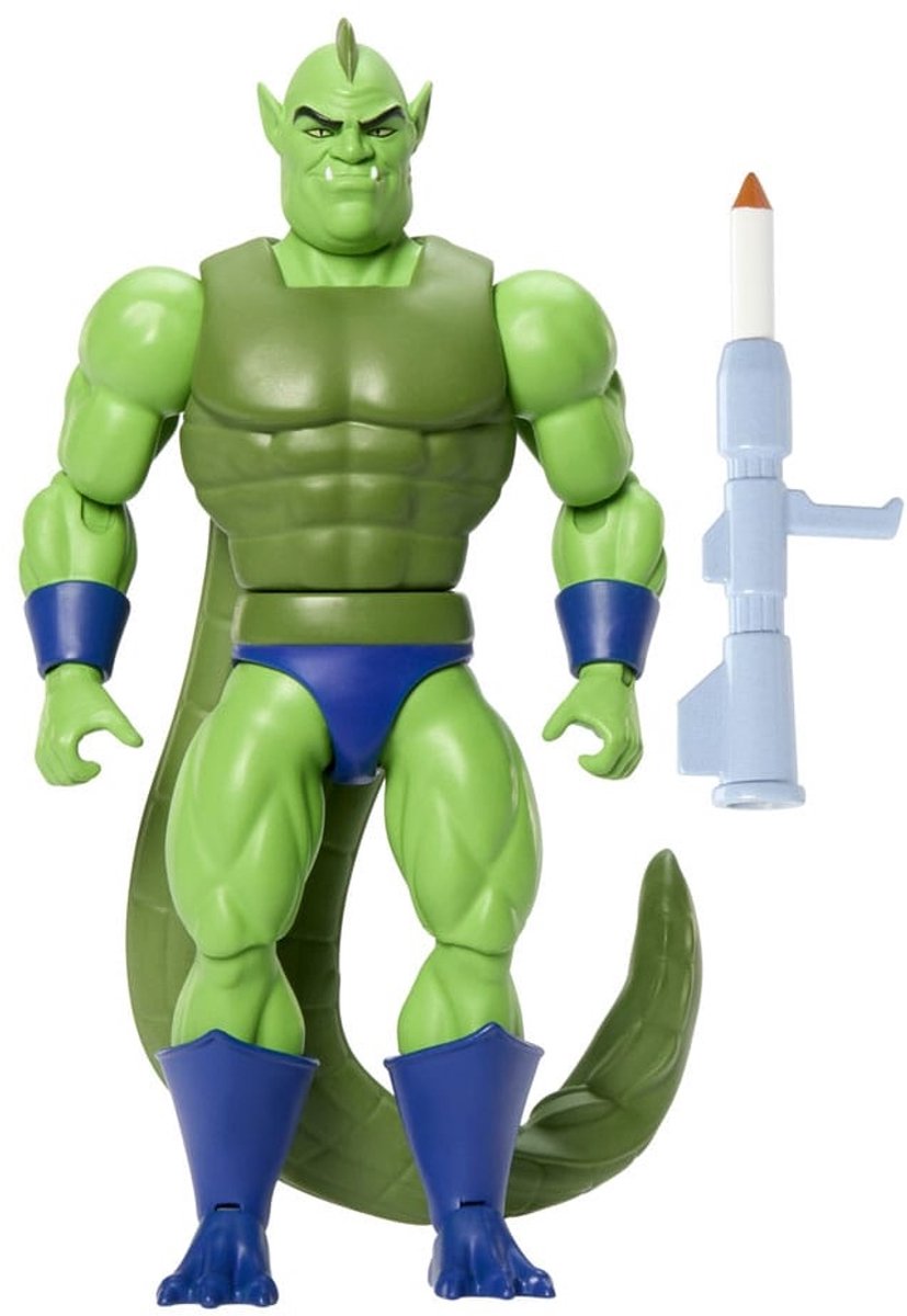 Collection de figurines d'action Mattel Masters of the Universe Origins : Whiplash 14 cm