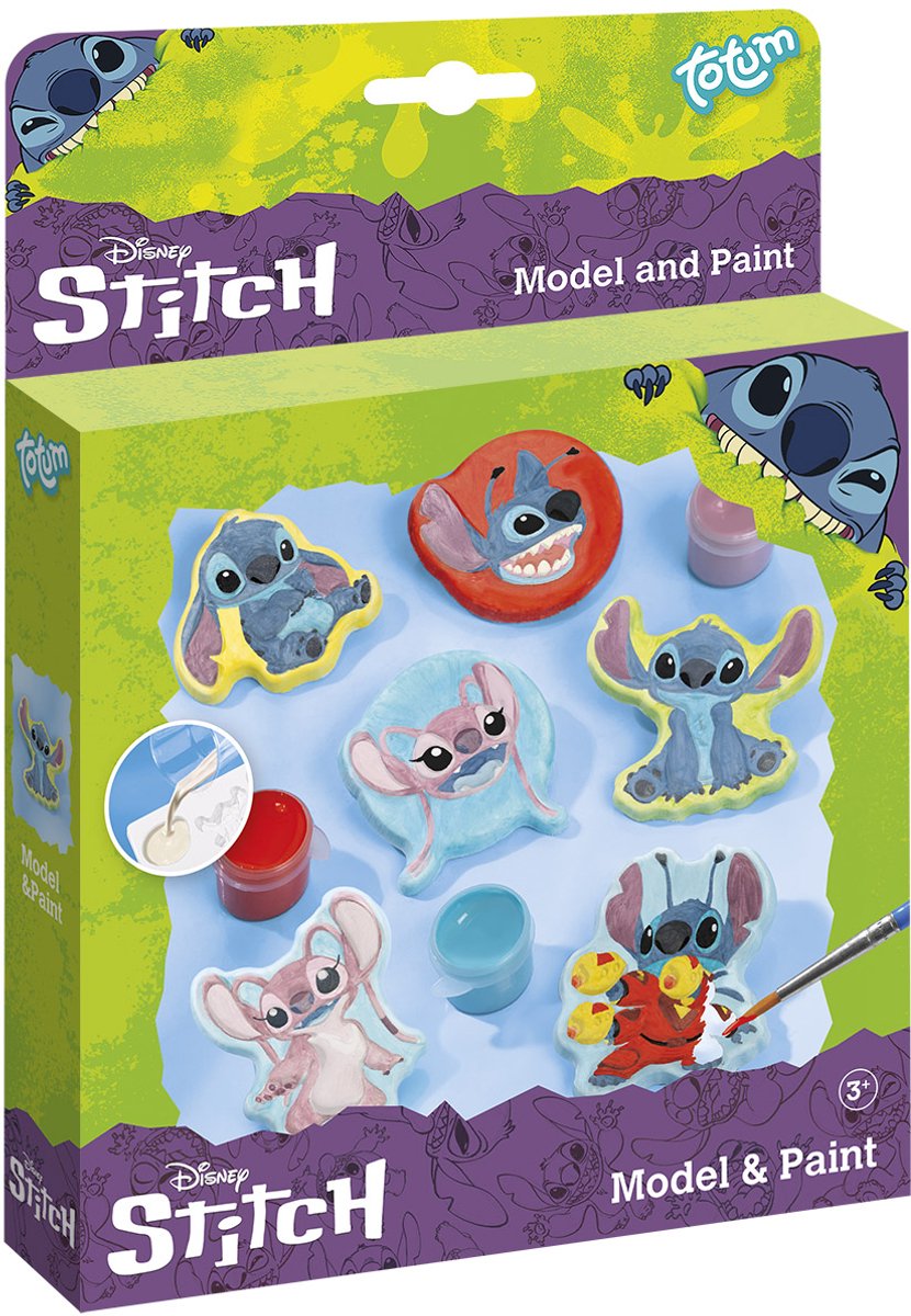 Kit de moulage en plâtre Stitch 17 pièces | 2 pièces