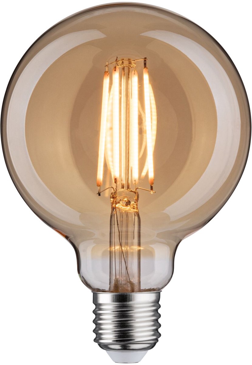 Paulmann 1879 filament 230 v 3-step-dim globe led g95 e27 470lm 6w 1800k or dimmable