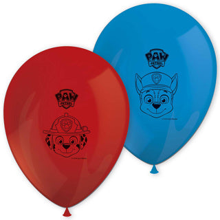 Paw Patrol prêt pour l'action ballons 8 pièces