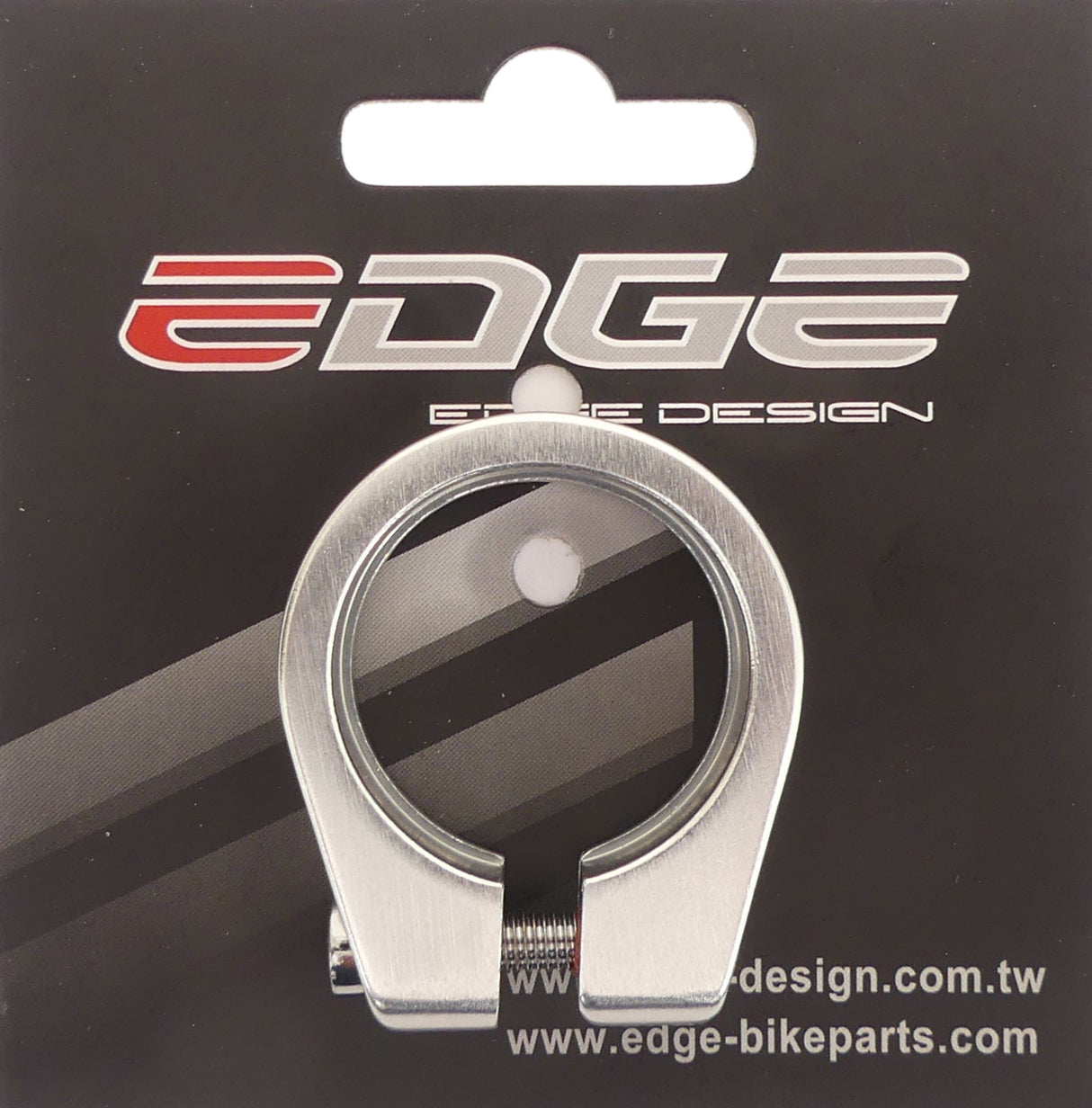 Pince de pap pap au bord de bord Ø31,8 mm en aluminium avec Allenbout Silver