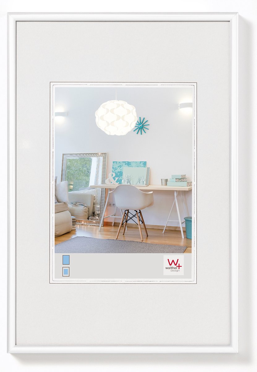 Walther new lifestyle - cadre en plastique - format photo 20x30 cm - blanc