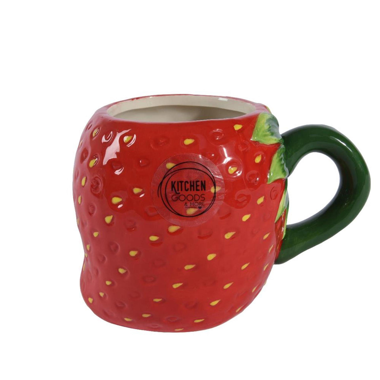 Decoris tasse fraise 14x9,5x10cm faïence